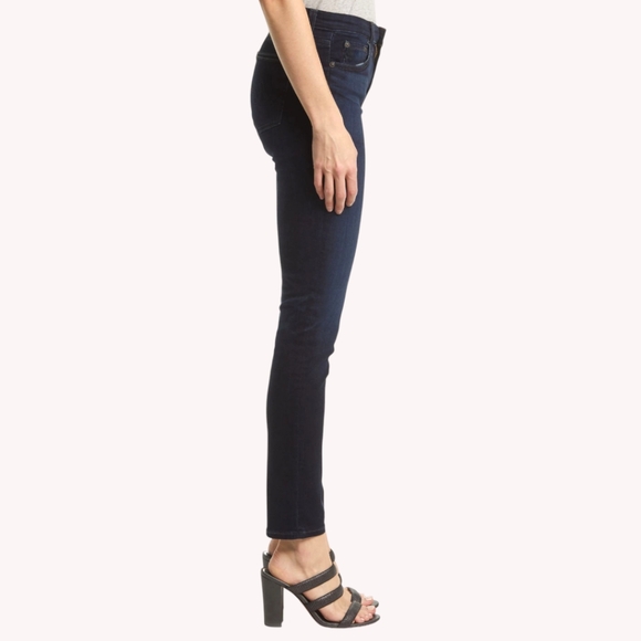 AG Adriano Goldschmied "Stilt" Cigarette Jeans in Dark Wash 27R - Picture 2 of 9